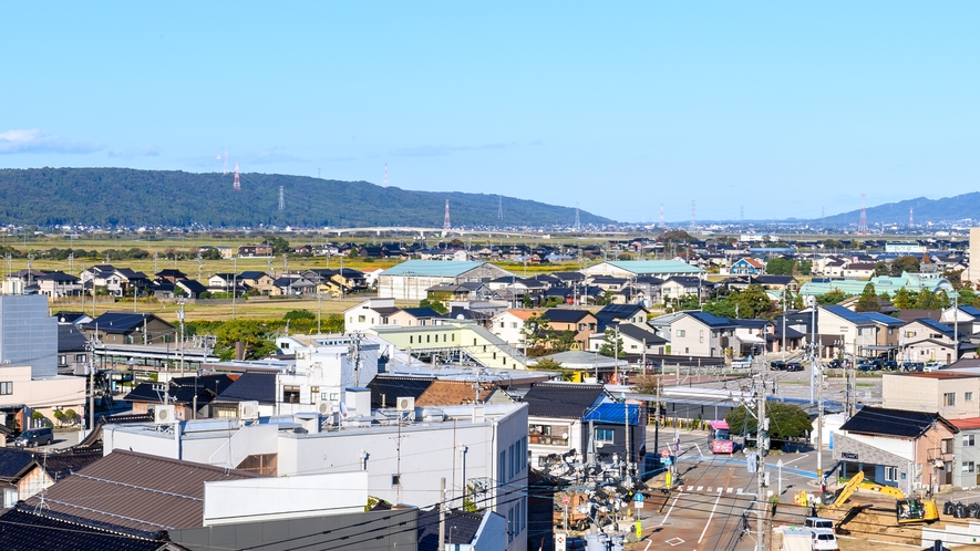 シングルルームからの景色