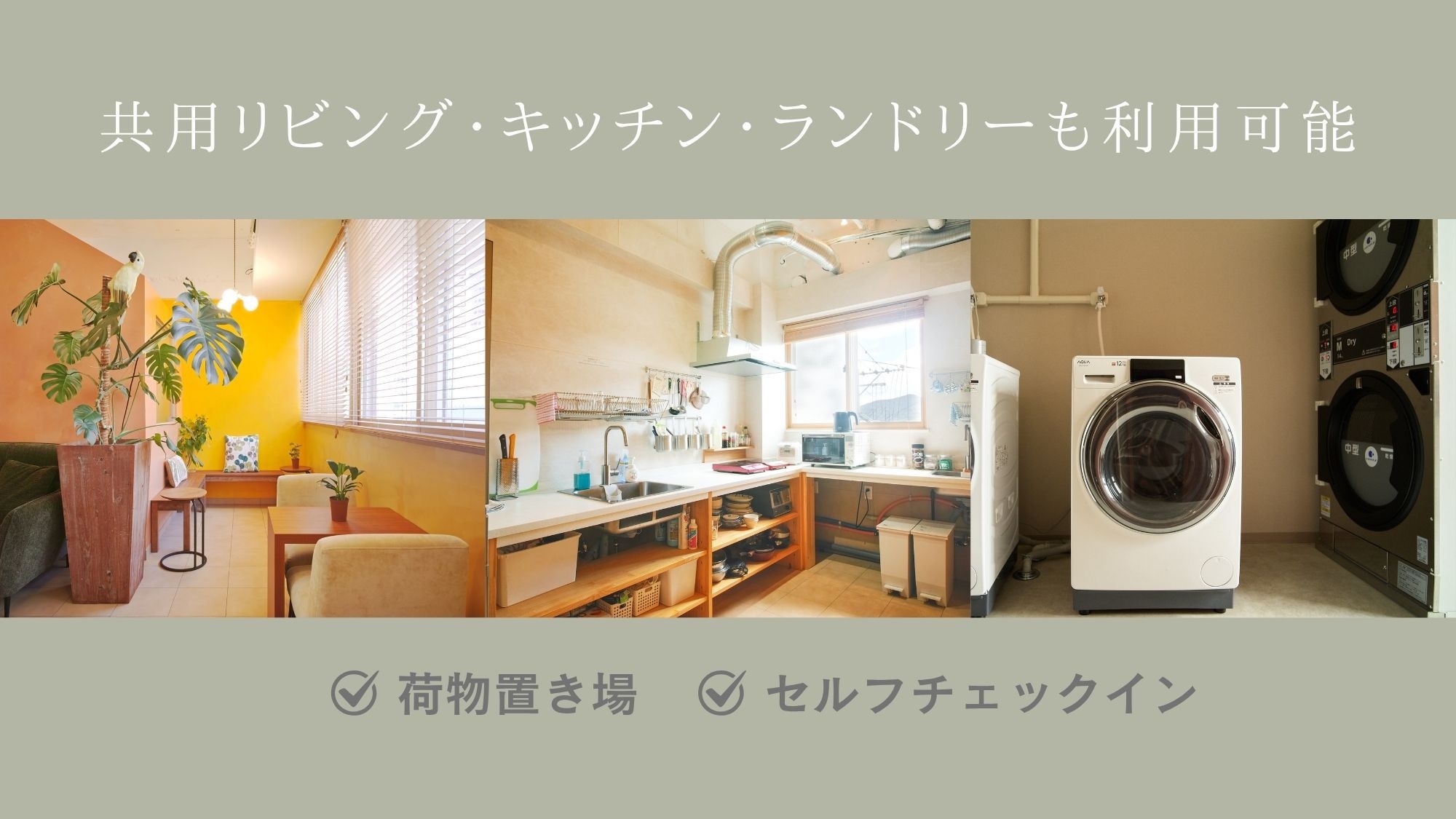 【基本プラン／相部屋】気軽な旅行にホステルらしいスタイル｜中心地でアクセス便利