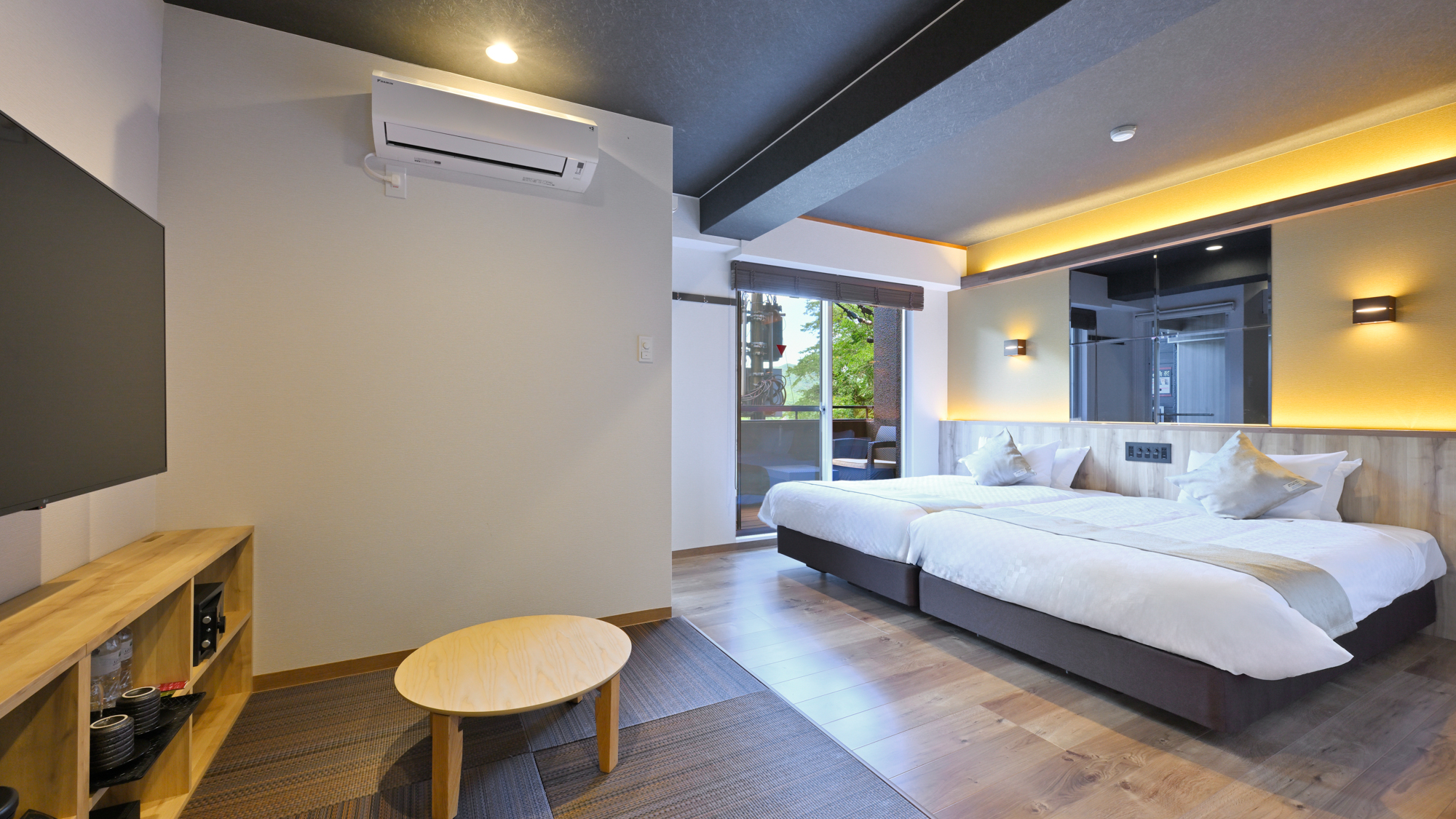 【和モダンスーペリア和洋室】 専用テラス＆露天風呂付（40㎡）