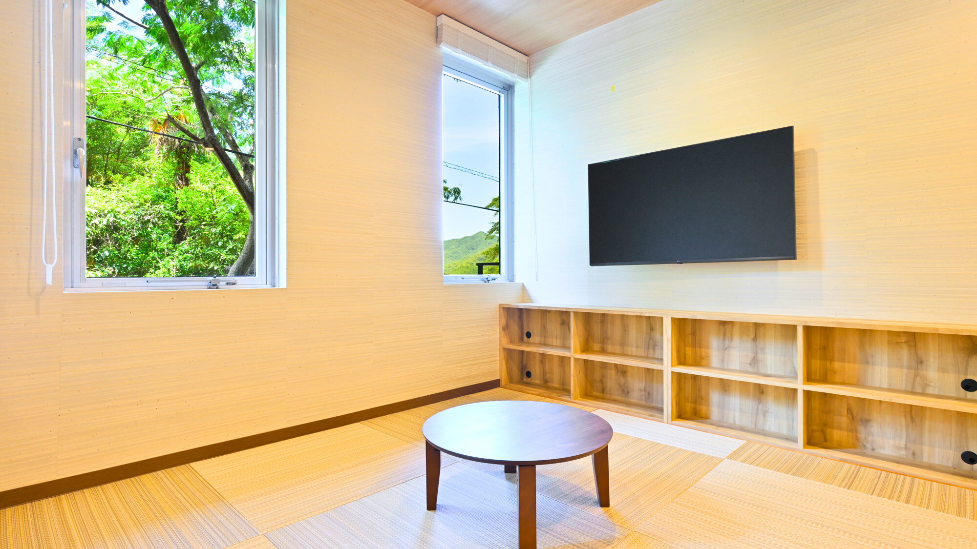 【和モダン和洋室】 半露天風呂付（30㎡）