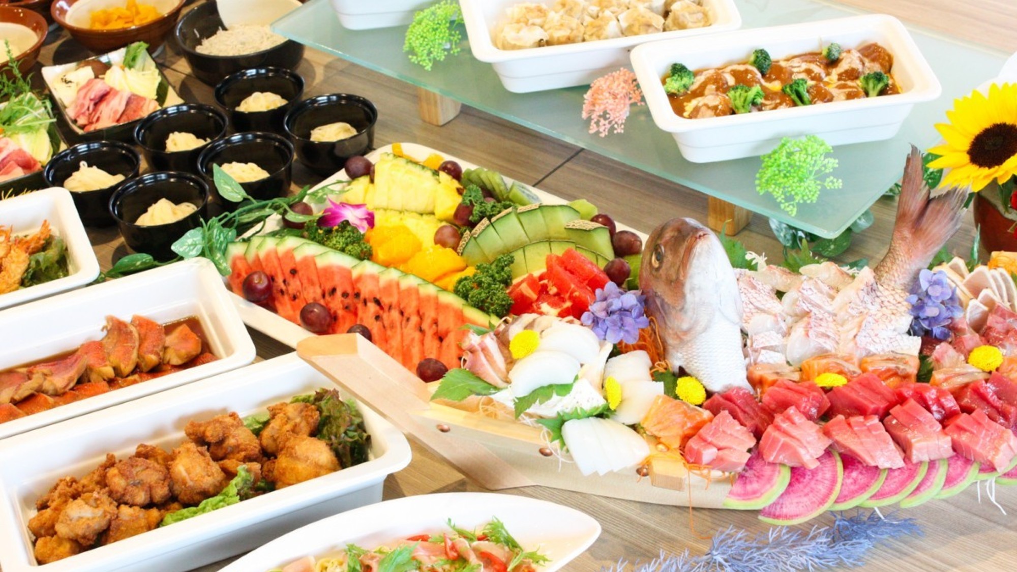夕食ビュッフェ　※一例