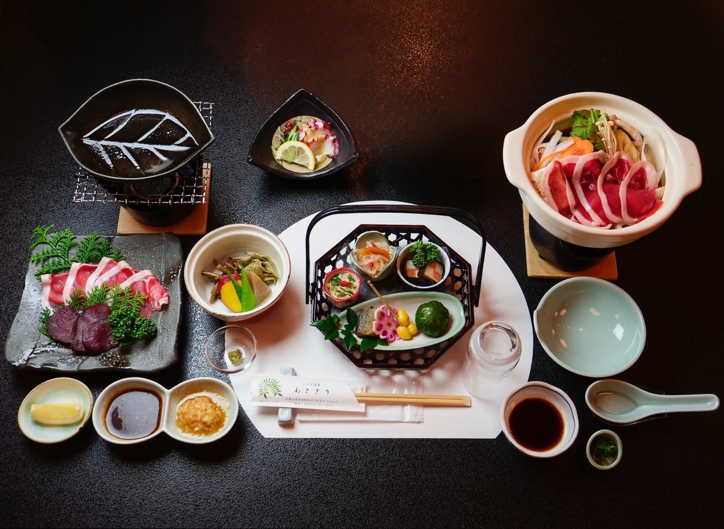 ［山の恵み］１泊２食・裏高野ジビエ満喫プラン