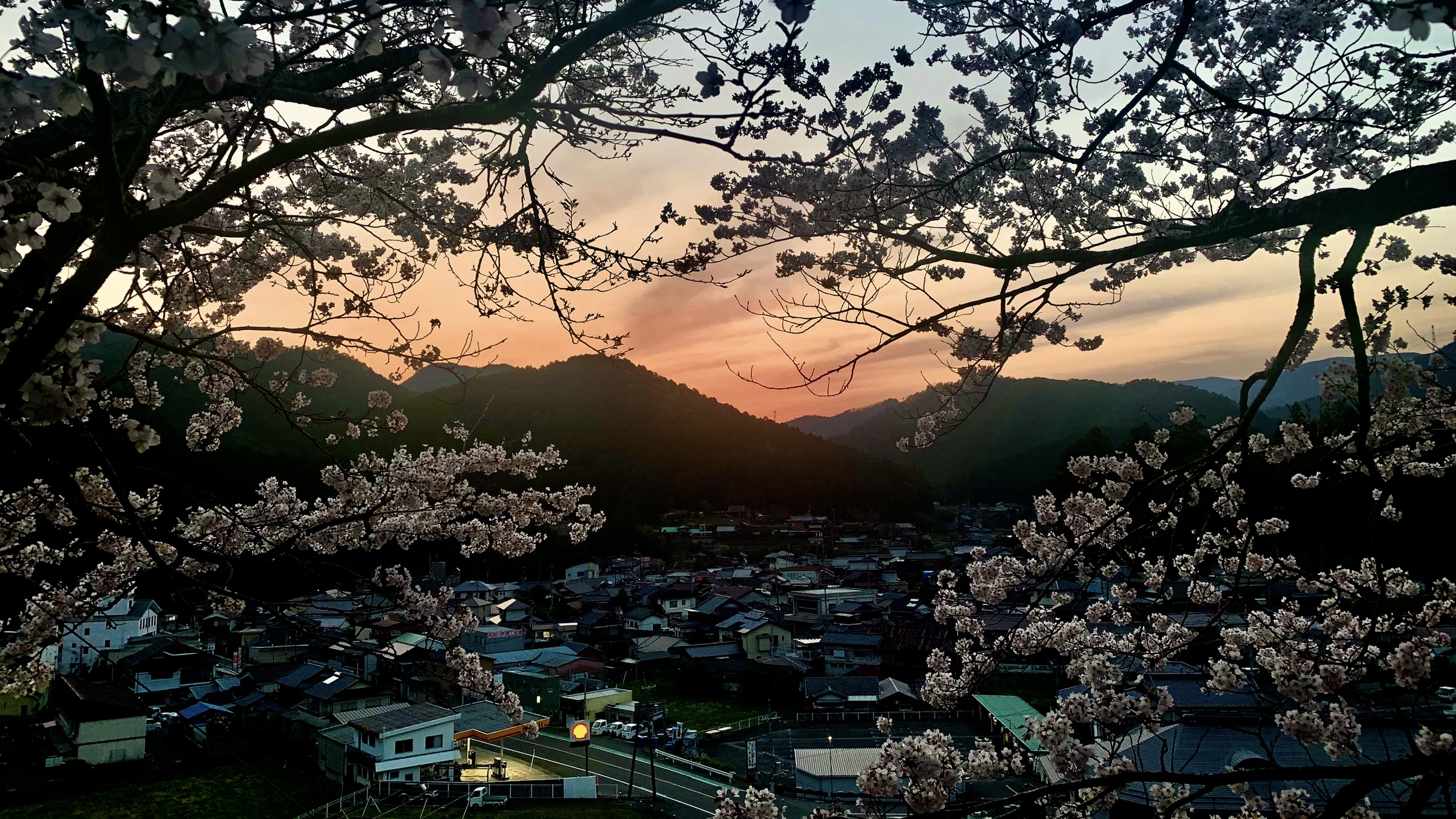 あさぎり眼下の夕景