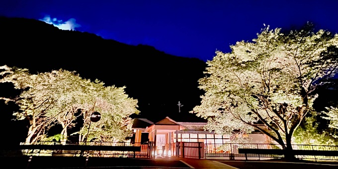 しみず温泉夜景（あさぎり側）