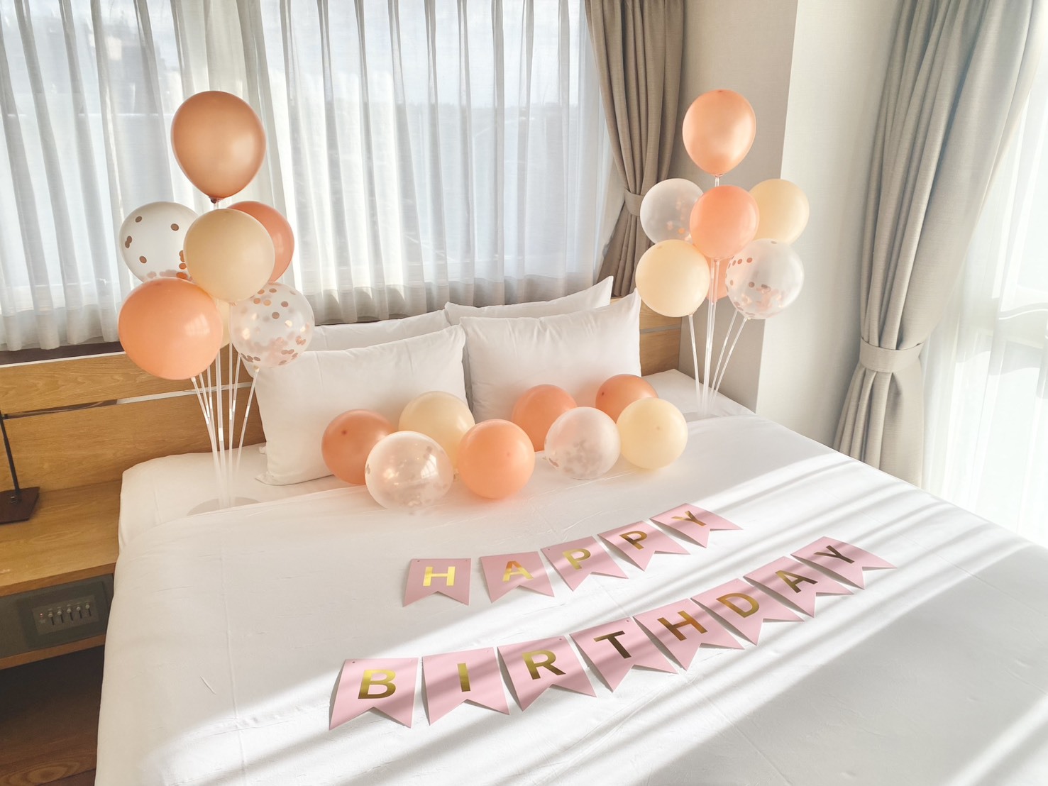 お部屋の装飾(誕生日一例)