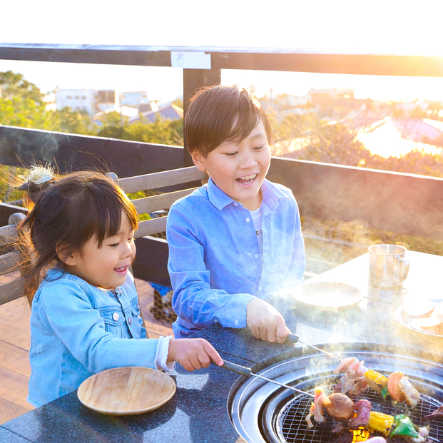 【持込BBQプラン】お買い物から楽しもう！絶景テラスでバーベキュー♪