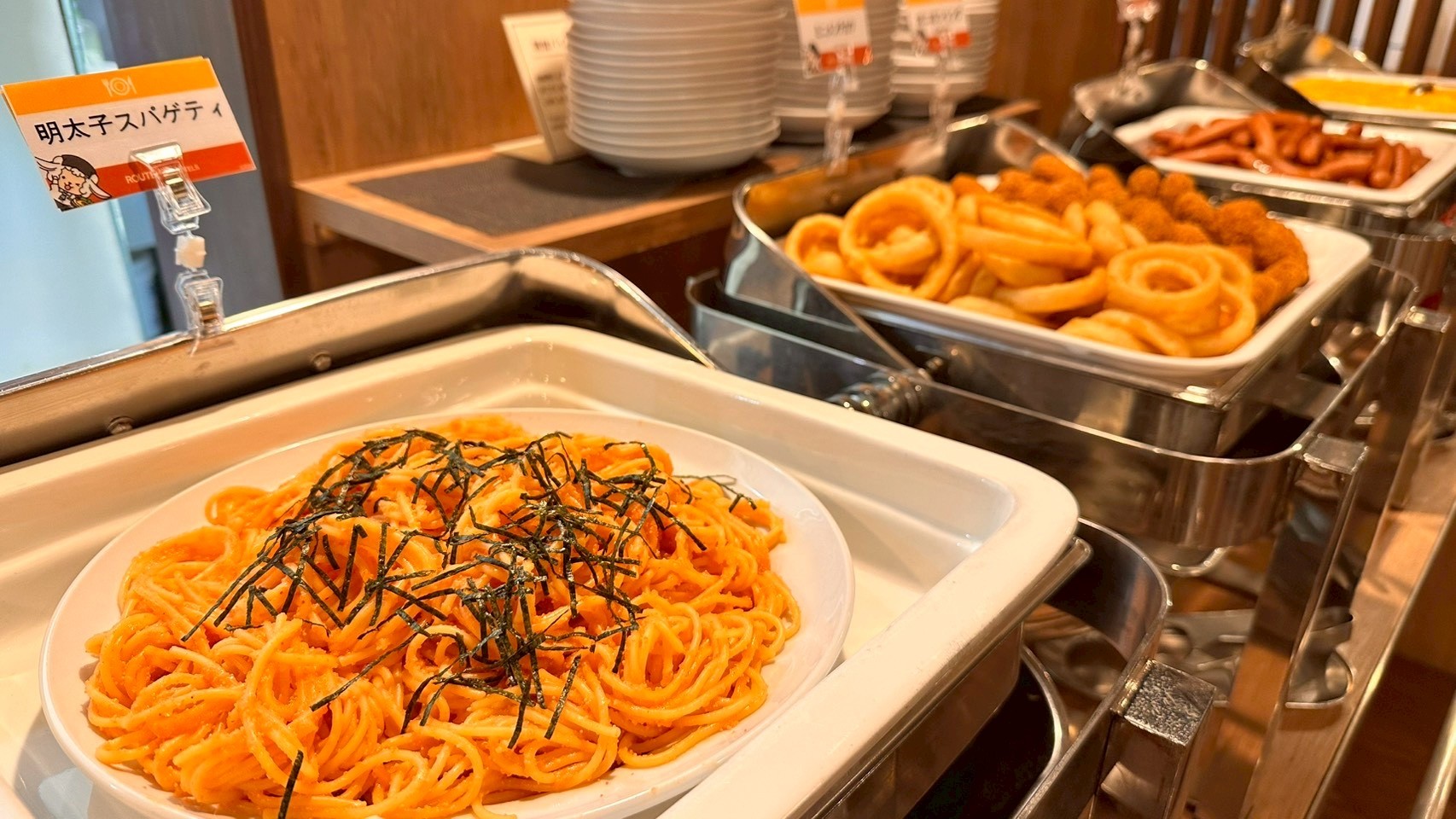 朝食バイキング無料サービス