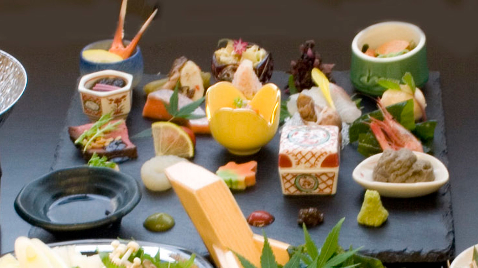 美食プレートとしまね和牛しゃぶしゃぶ＋姿蟹会席　＜11月〜3月＞