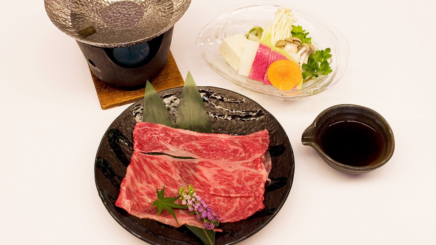 【冬旅しまね】鯛としまね和牛しゃぶしゃぶ＋姿蟹会席