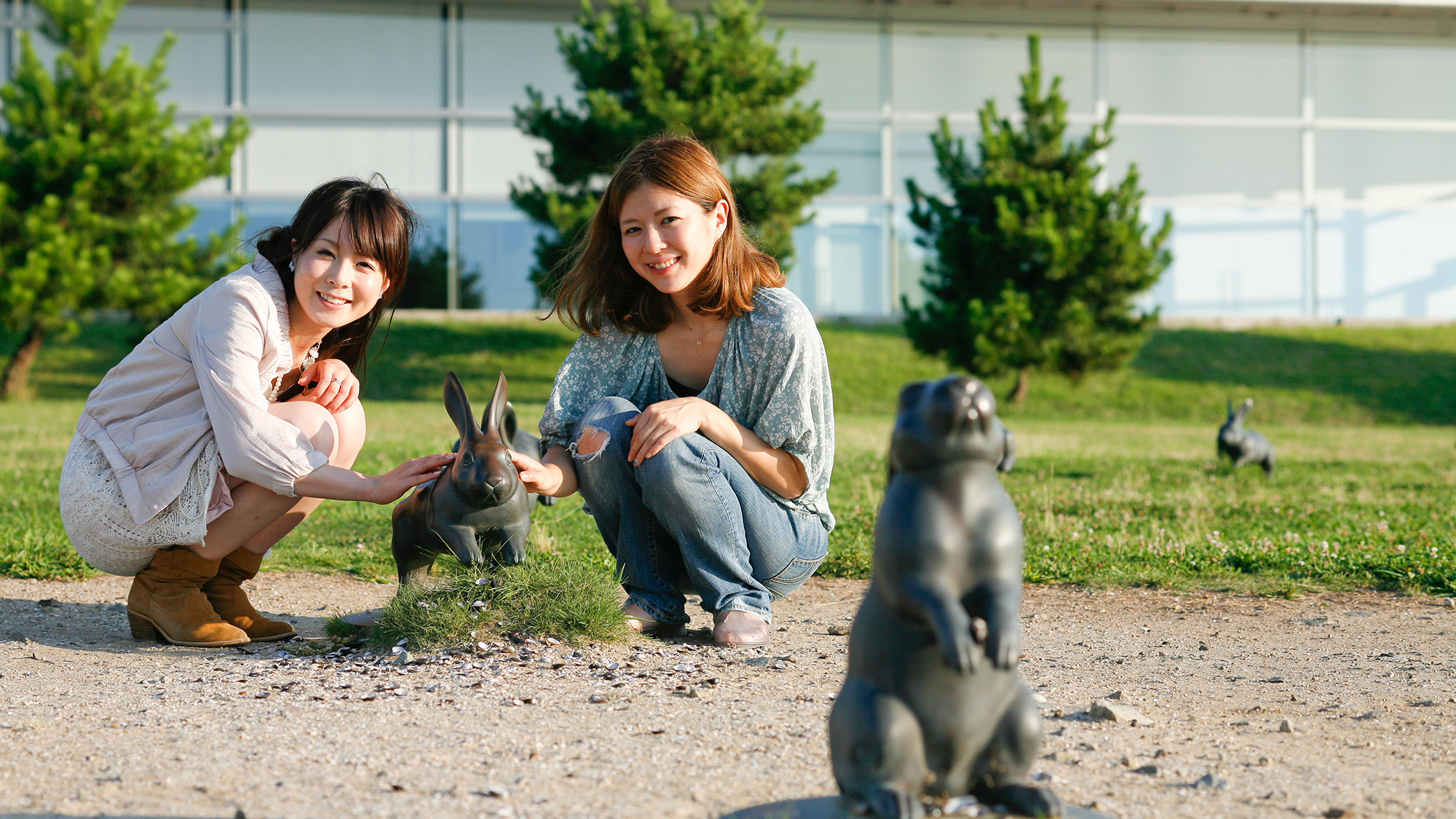 〇島根県立美術館宍道湖うさぎ