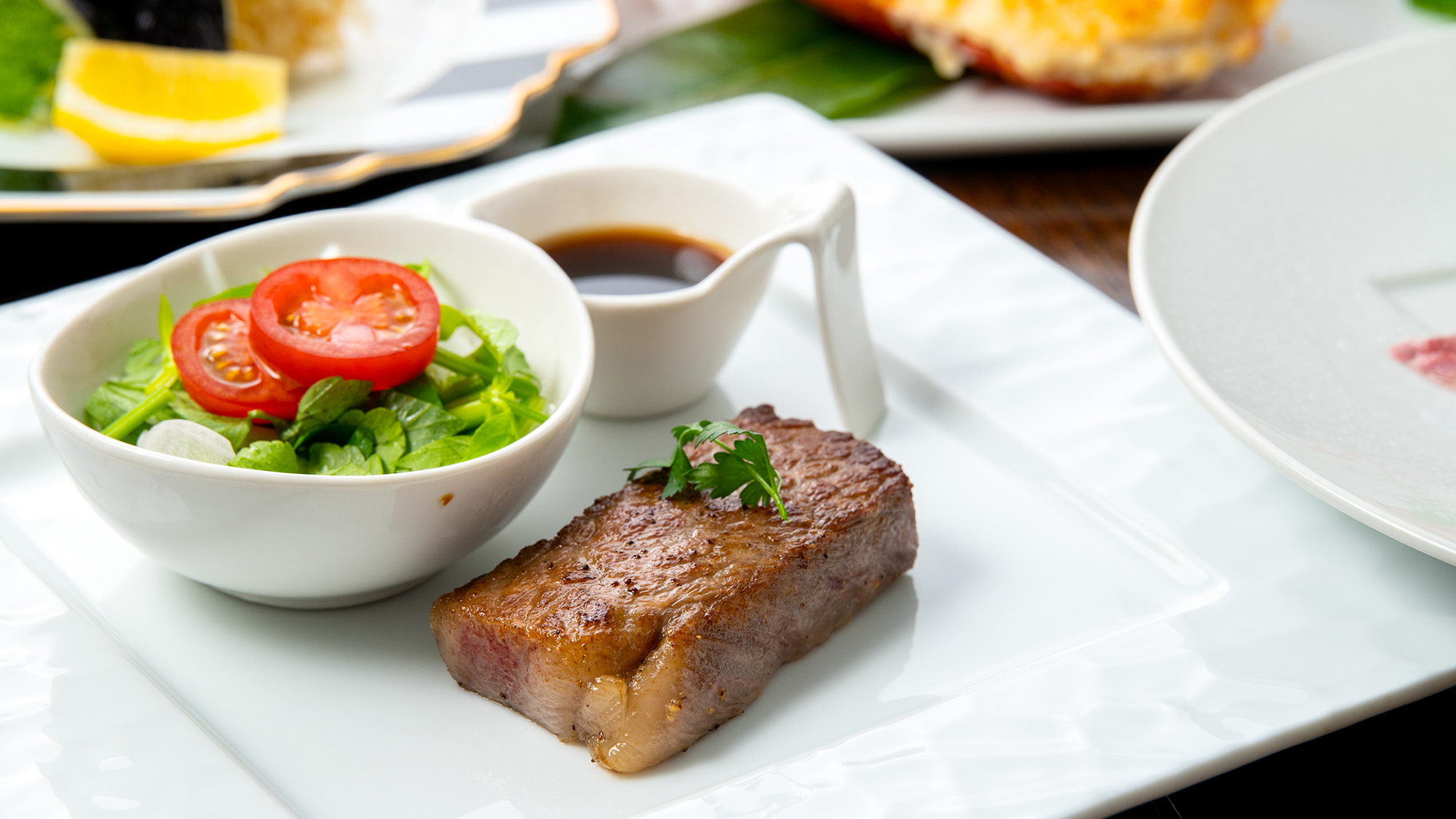 【Dinner】スタンダード_おおいた和牛のサーロインステーキ