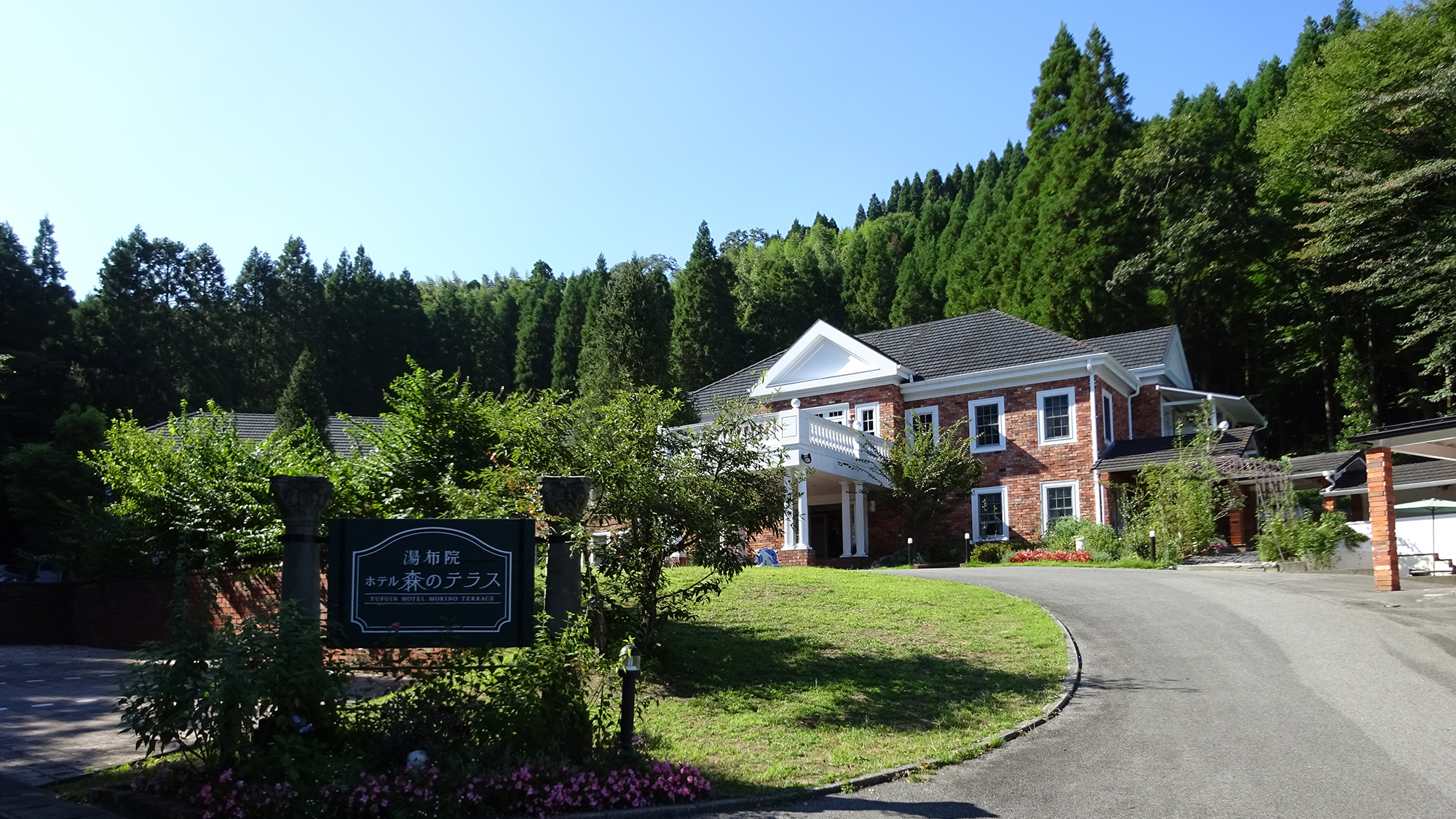 森のテラス看板横