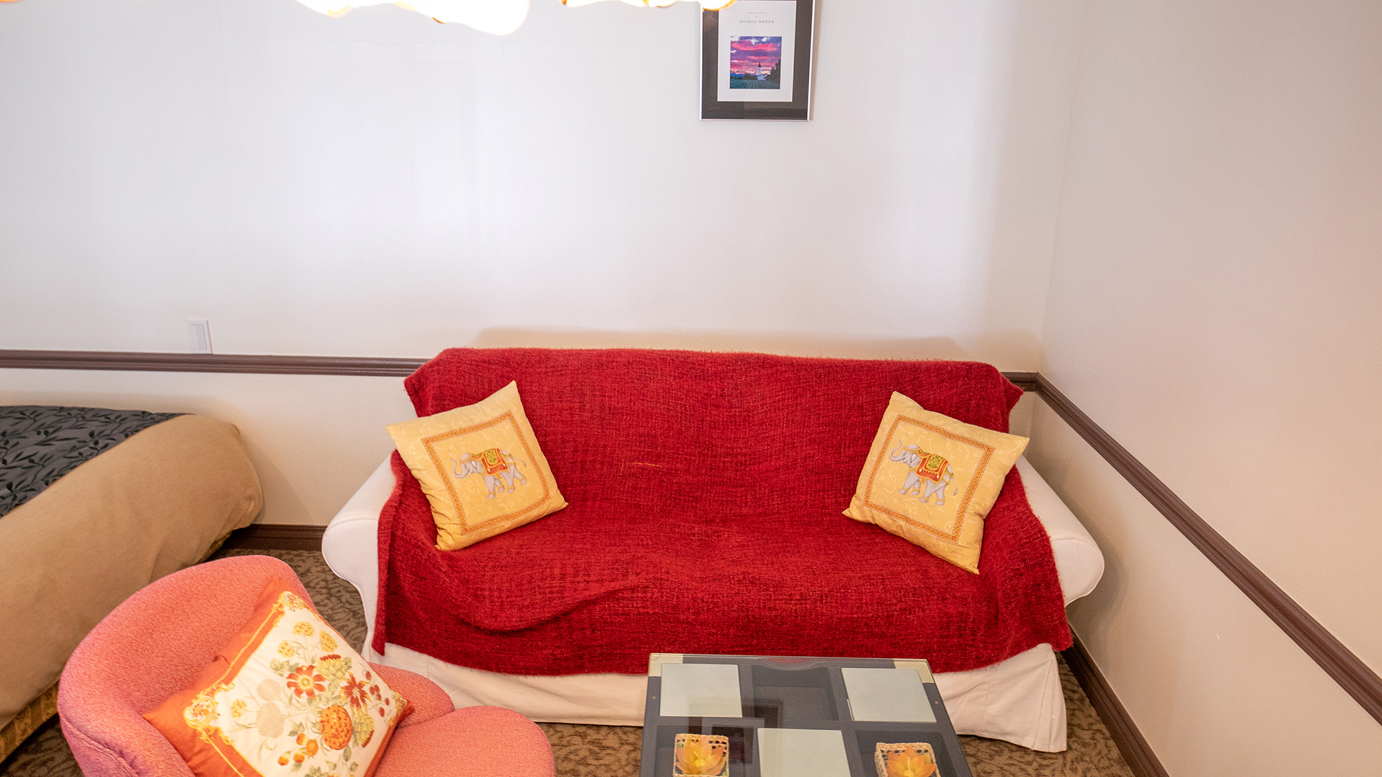 【デラックスツイン】ゆったりとしたお部屋で歓談に花を咲かせては