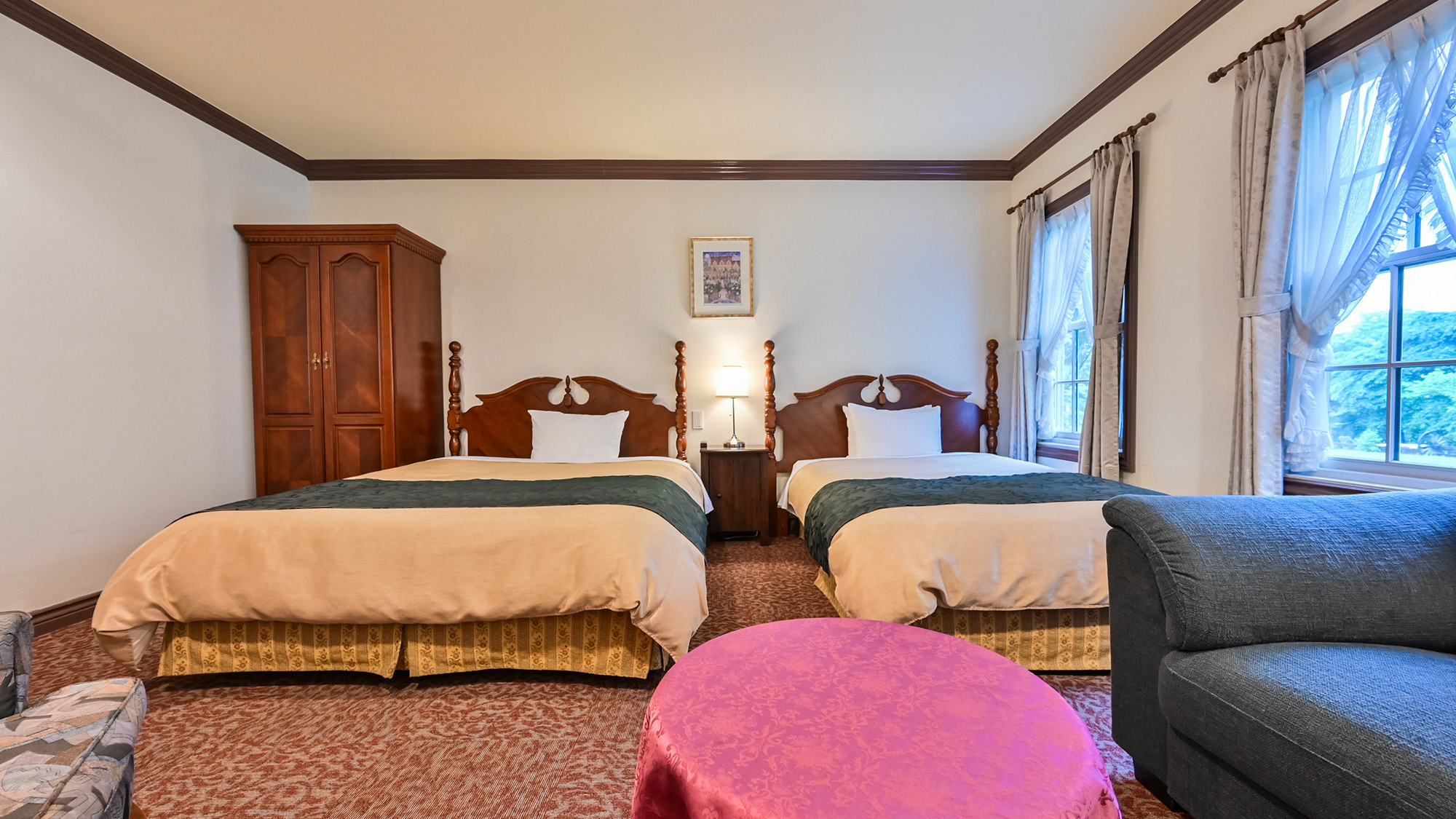 【ツイン一例】ゆったりとした空間で休日を過ごす贅沢