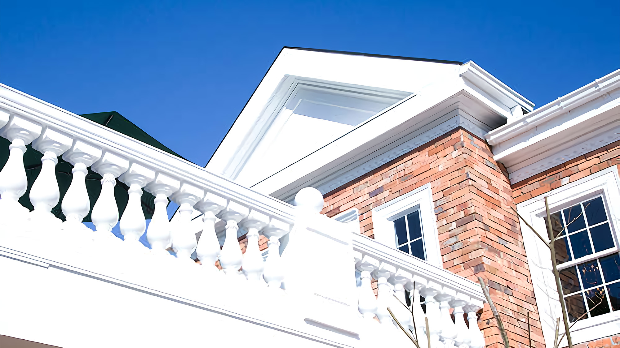 【ホテル外観】レンガ造りの温かみのある外観