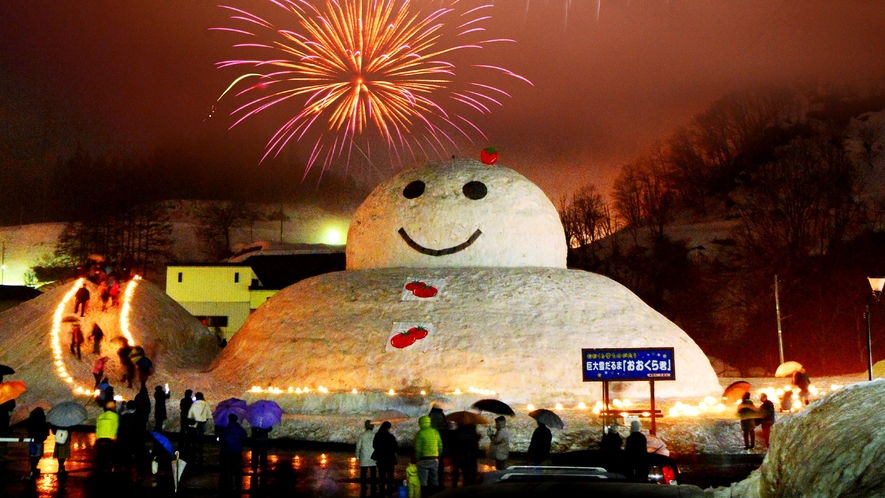 *【おおくら雪ものがたり】冬の花火大会