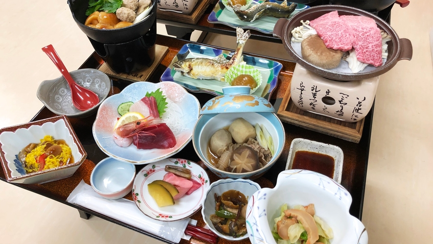 *【夕食一例】グレードアップコース