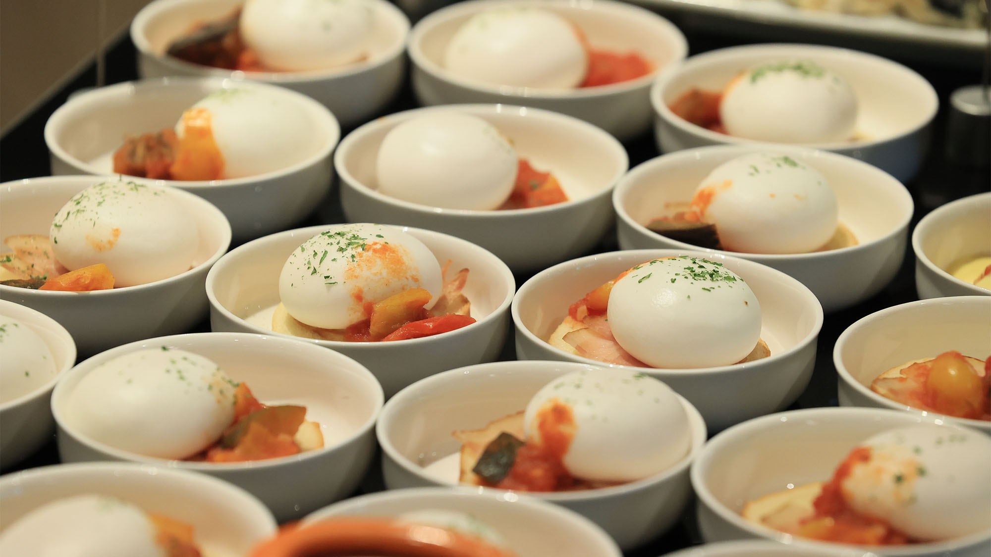 朝食ブッフェ　卵料理イメージ
