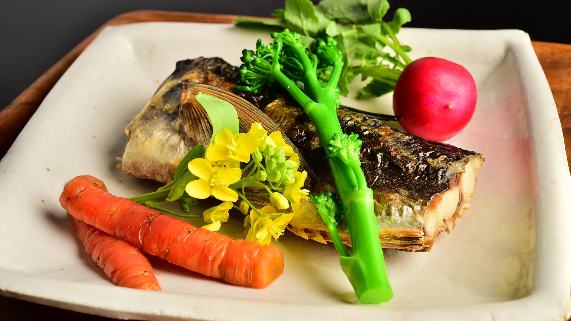 お魚料理の一例です。
