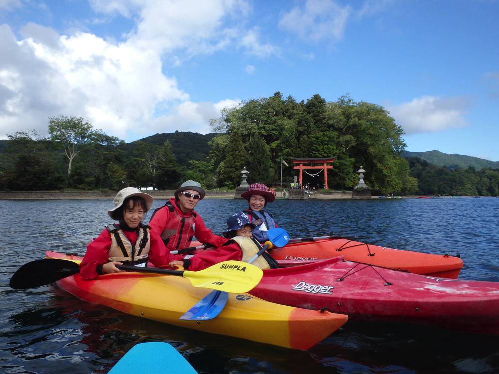 【春・夏・秋】野尻湖でカヤック♪