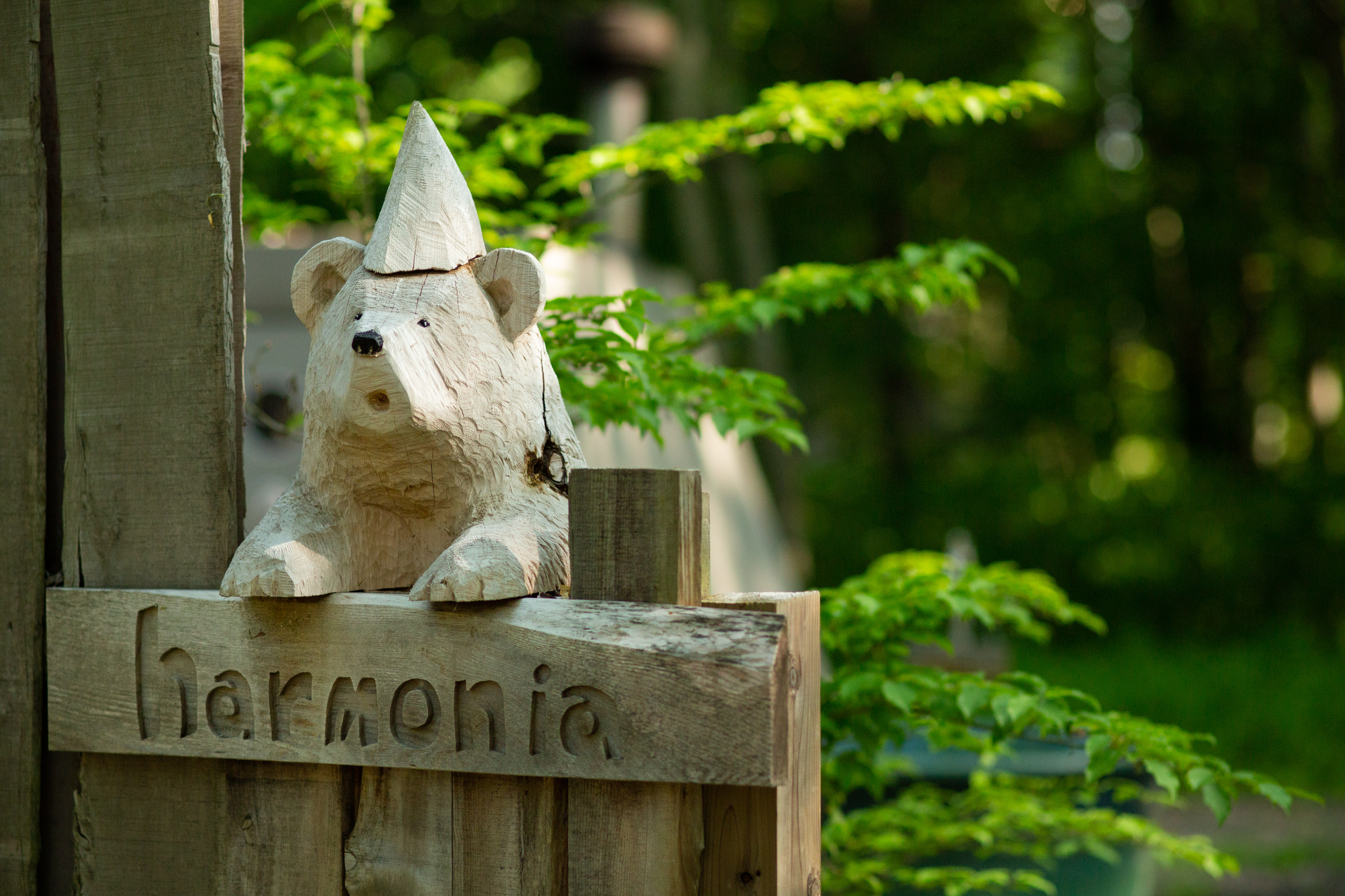 Swallow専用サウナ ハルモニア 看板くま