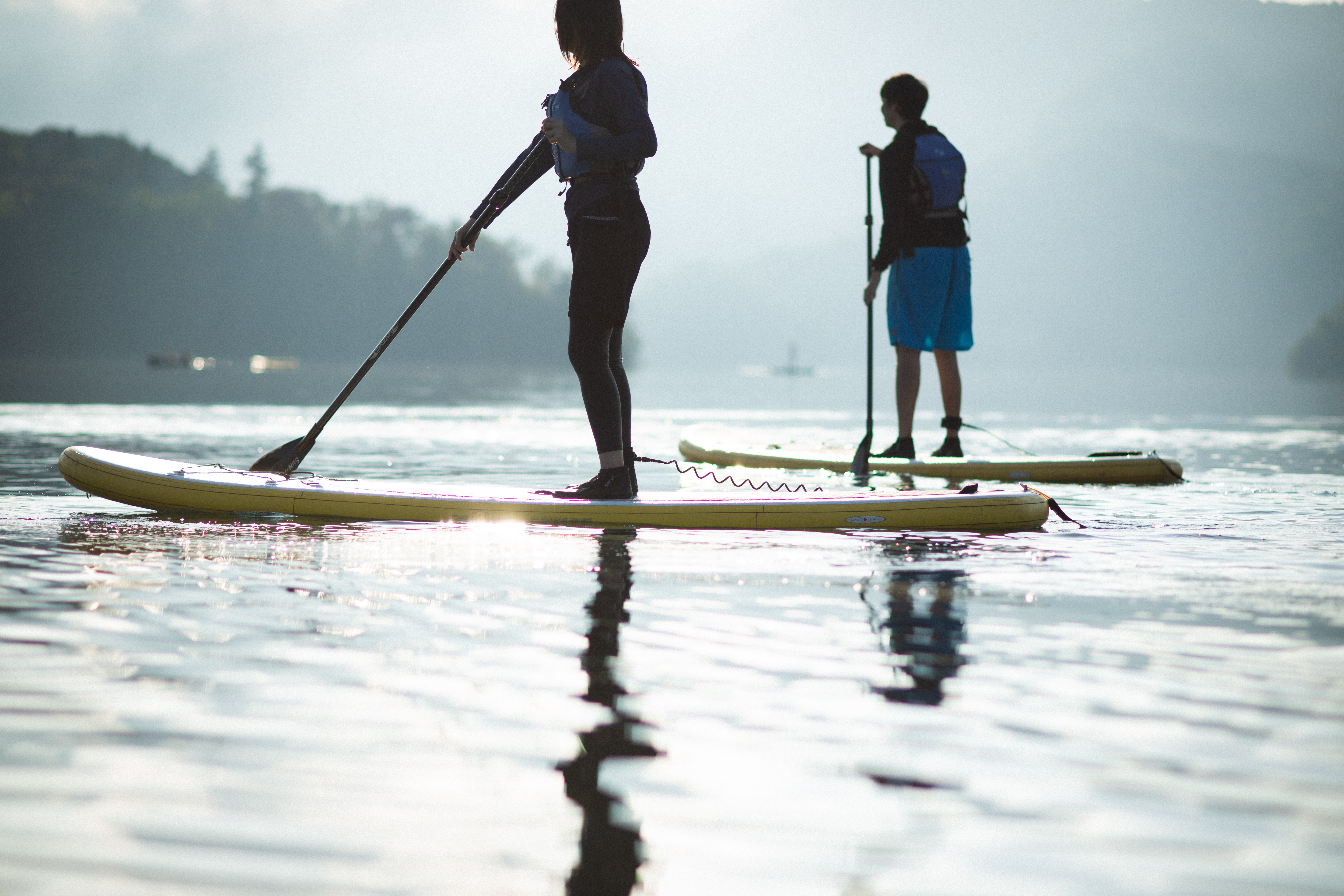 野尻湖でSUP体験