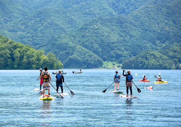 SUP in 野尻湖
