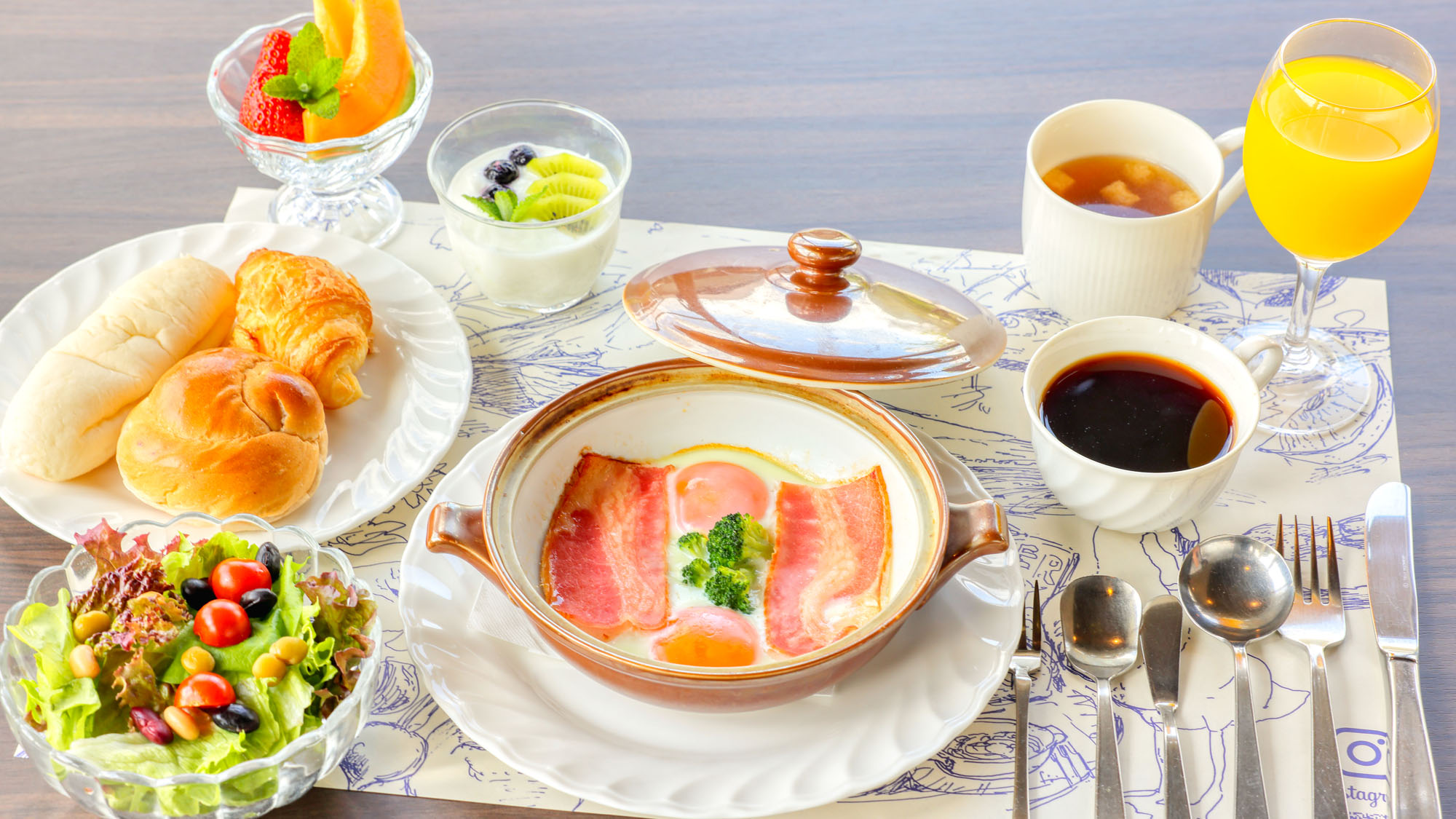 朝食■目覚めに優しい洋朝食を…♪