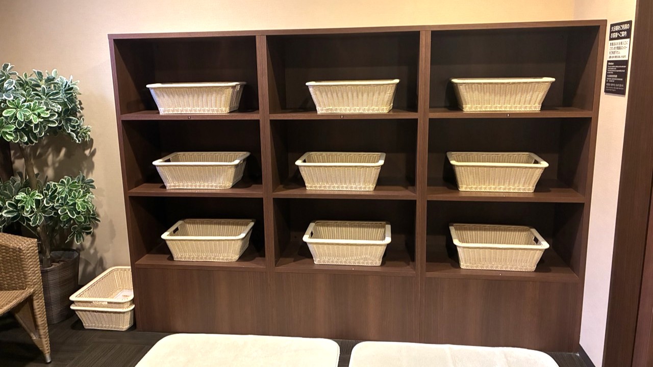 女性大浴場　脱衣所（9ヶ所）