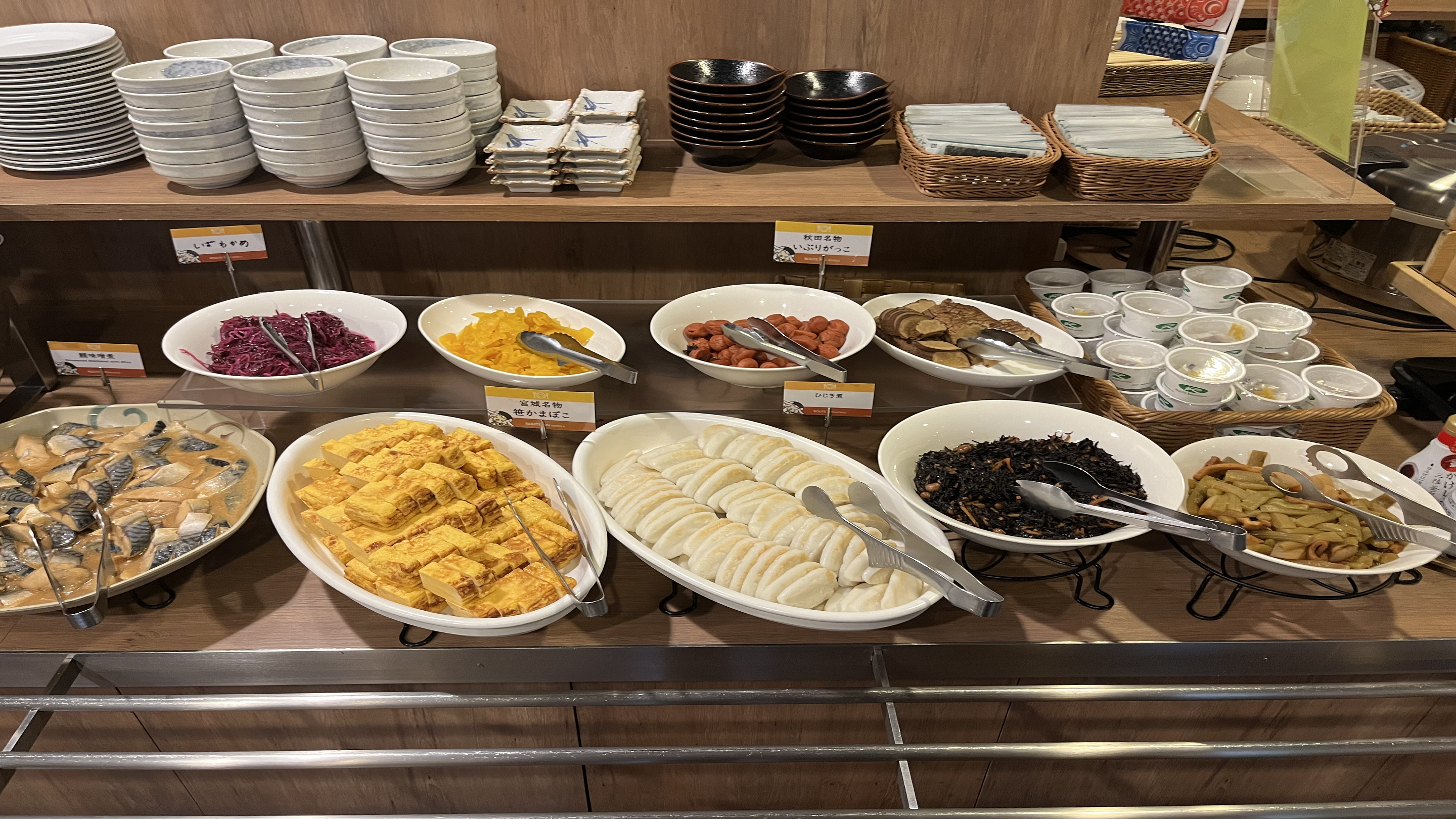 朝食バイキング