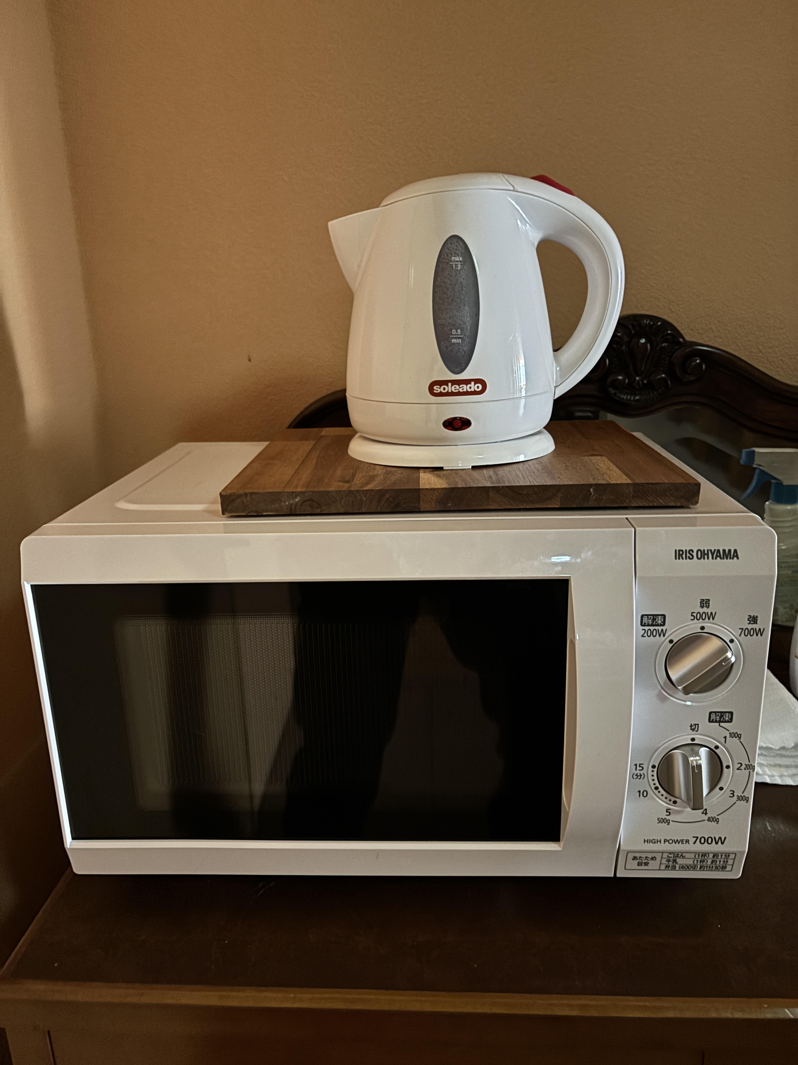 電子レンジ　電気ポット