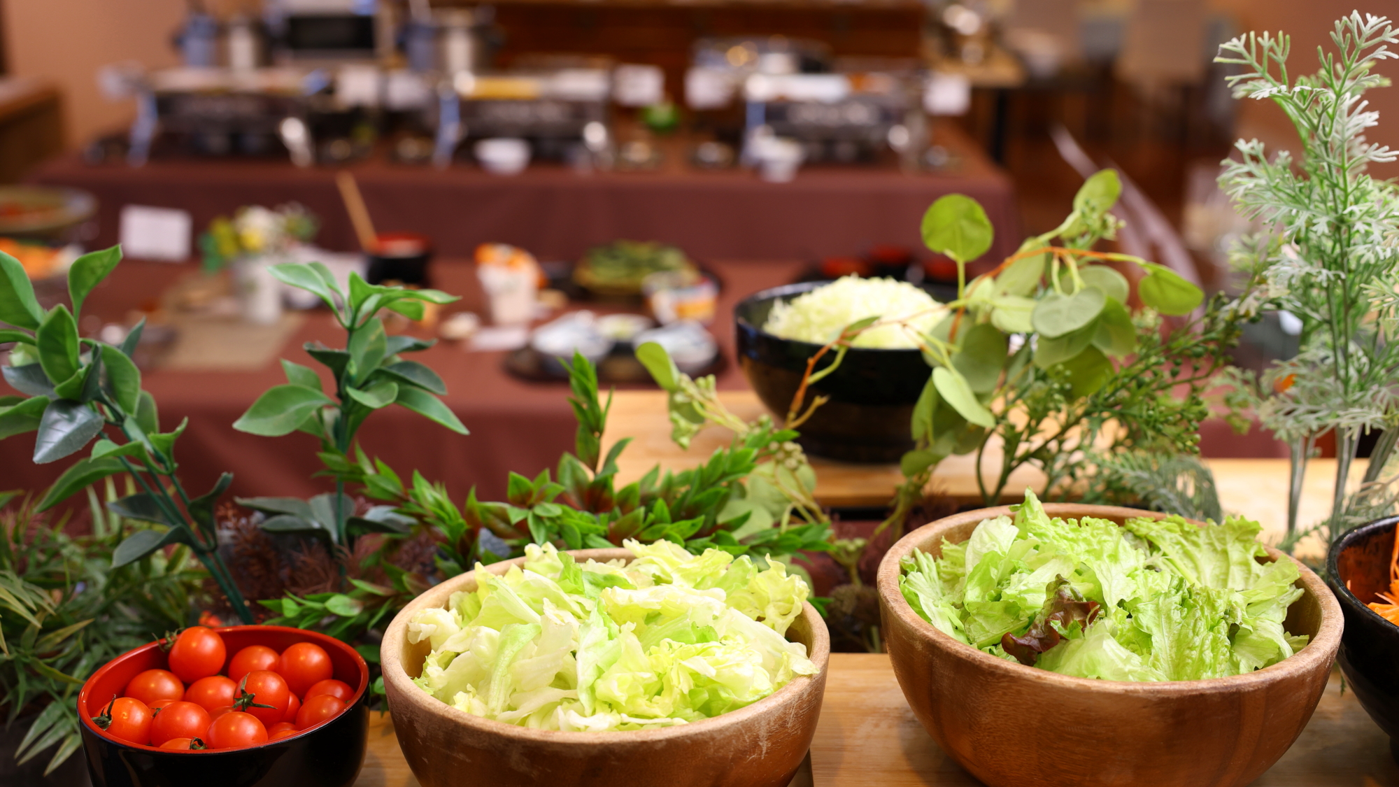 朝食バイキング一例