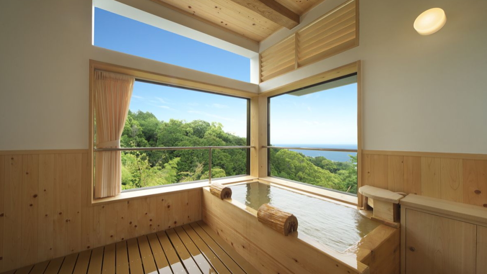 【別邸さくら】山と海を独り占めできるロケーション 個室露天風呂