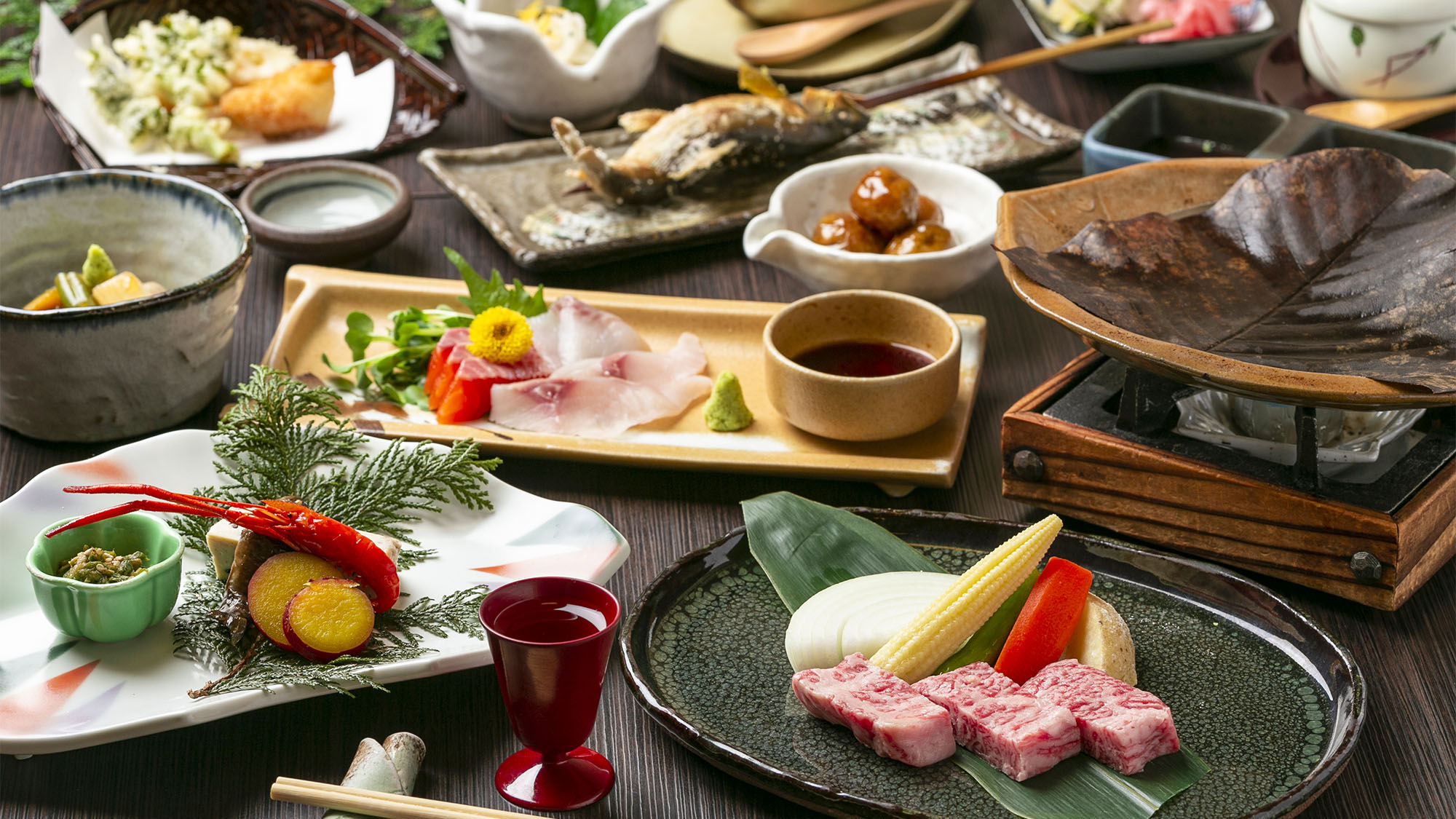 ・お夕食一例　奥飛騨の郷土料理を心ゆくまでご堪能ください