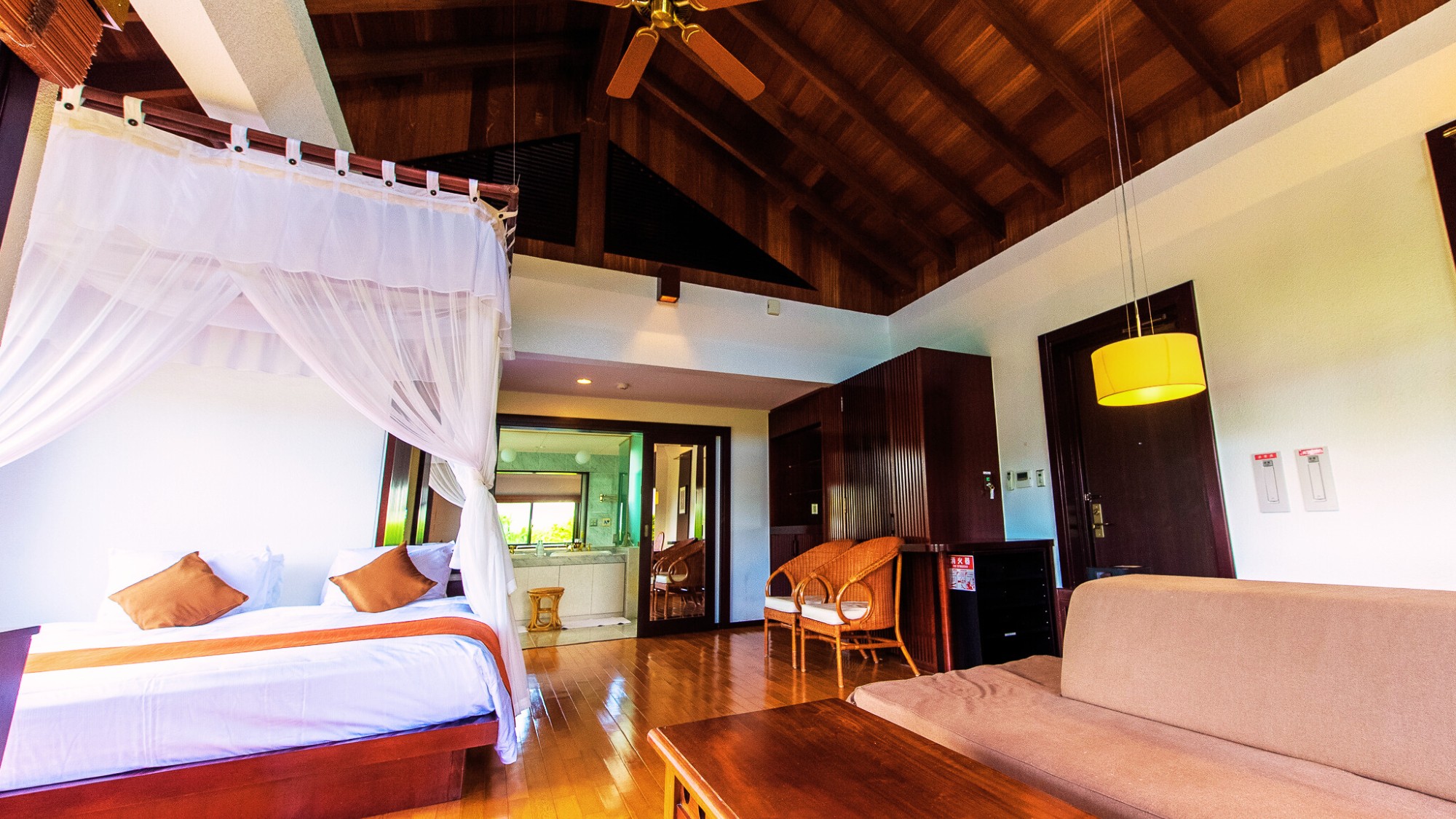 【ペット同伴可】ガーデンヴィラ＜ダブルベット　テラス付＞