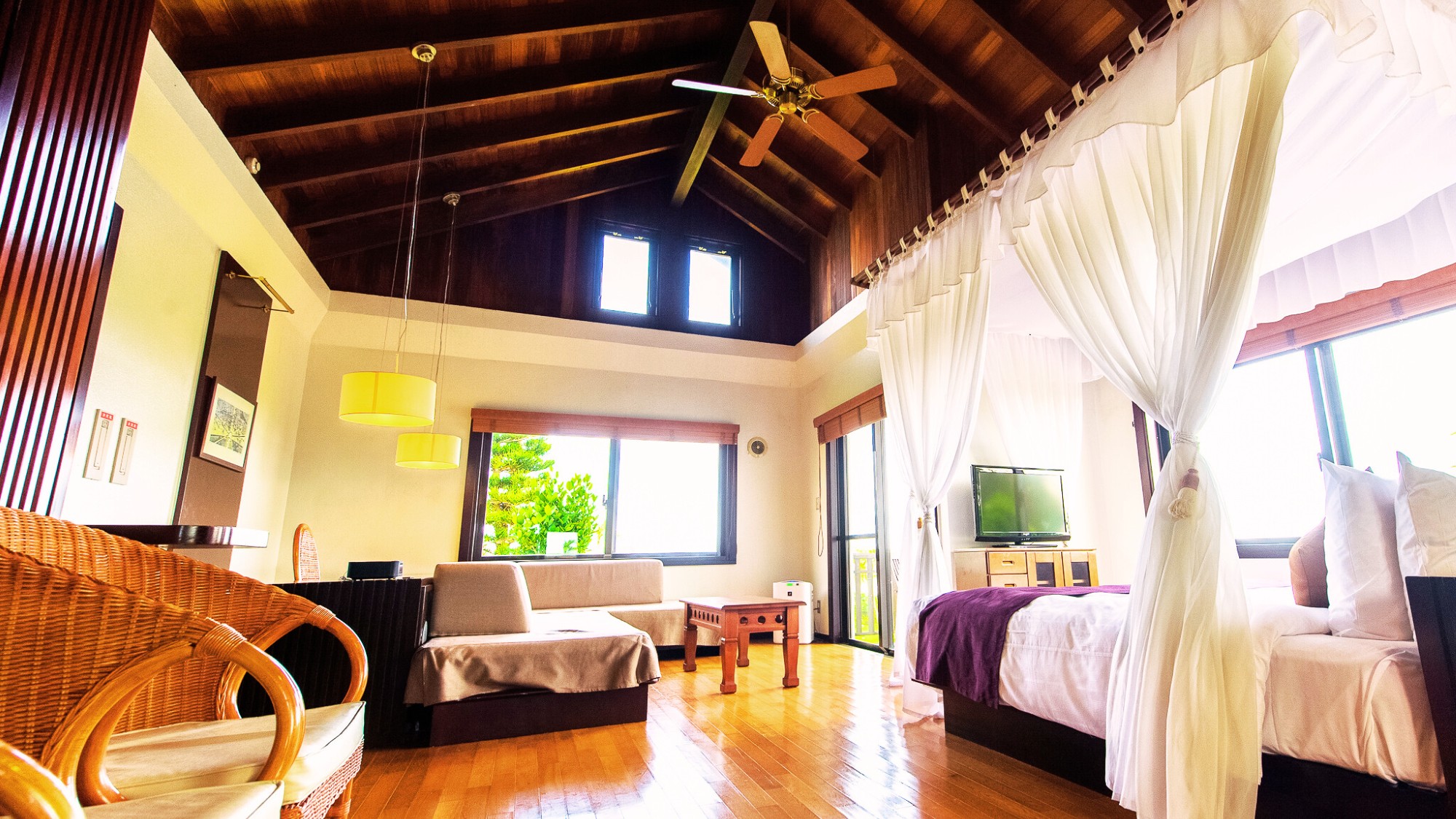 ガーデンヴィラ＜ダブルベット　テラス付＞