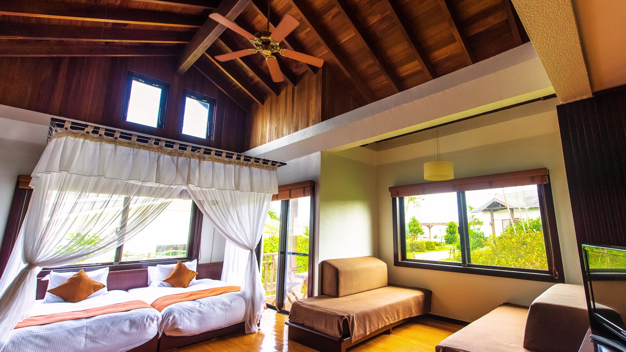 【ペット同伴可】ガーデンヴィラ＜ツインベット　テラス付＞