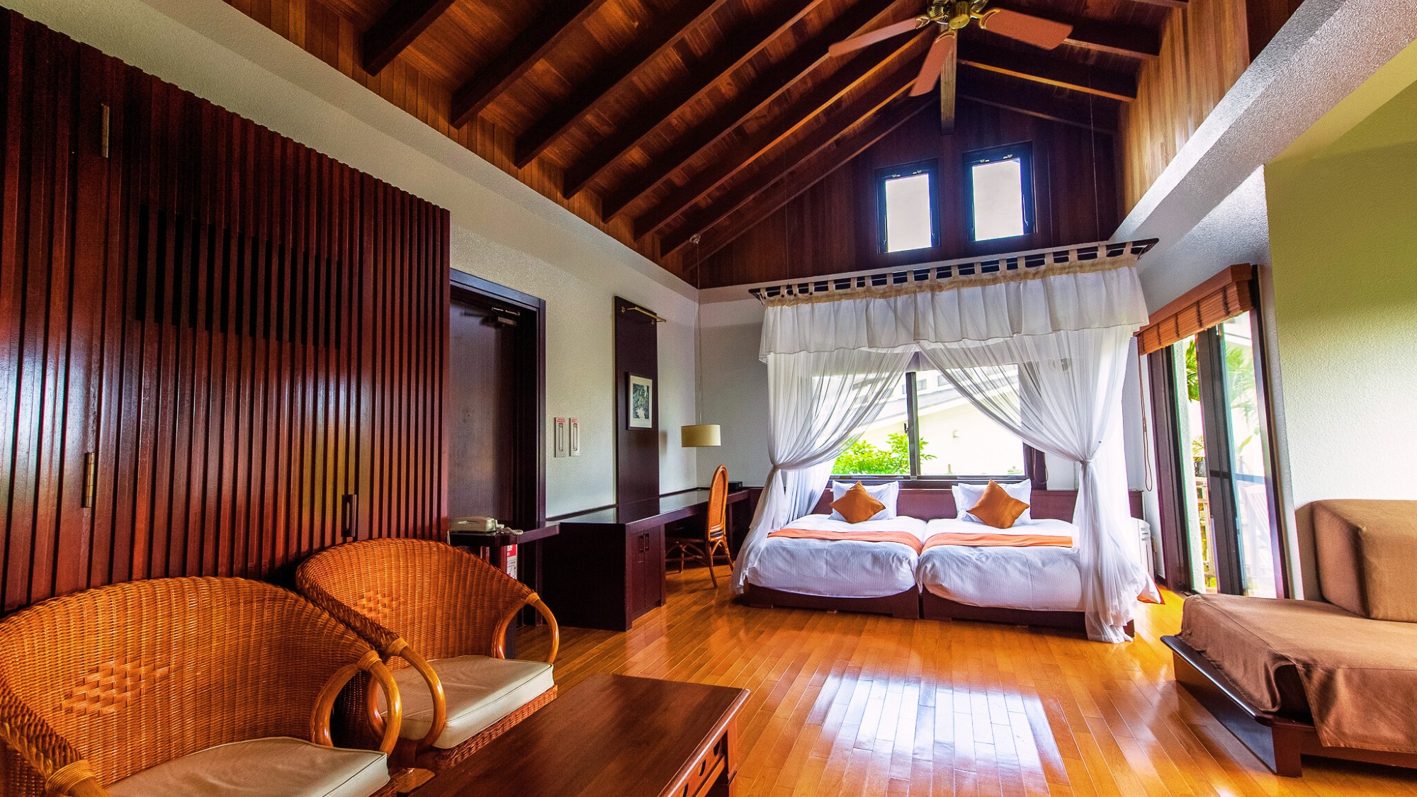 【ペット同伴可】ガーデンヴィラ＜ツインベット　テラス付＞