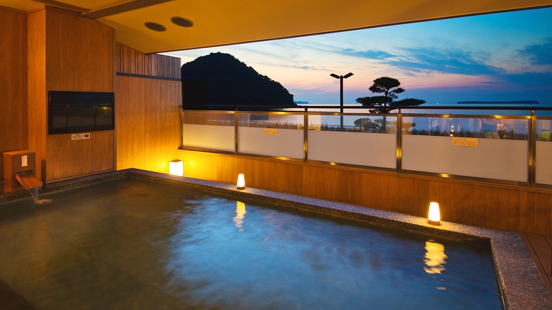 【美萩といえば、やっぱ海でしょ♪海側眺望客室】〜日本海×季節の食材を使った「旬の和会席」〜