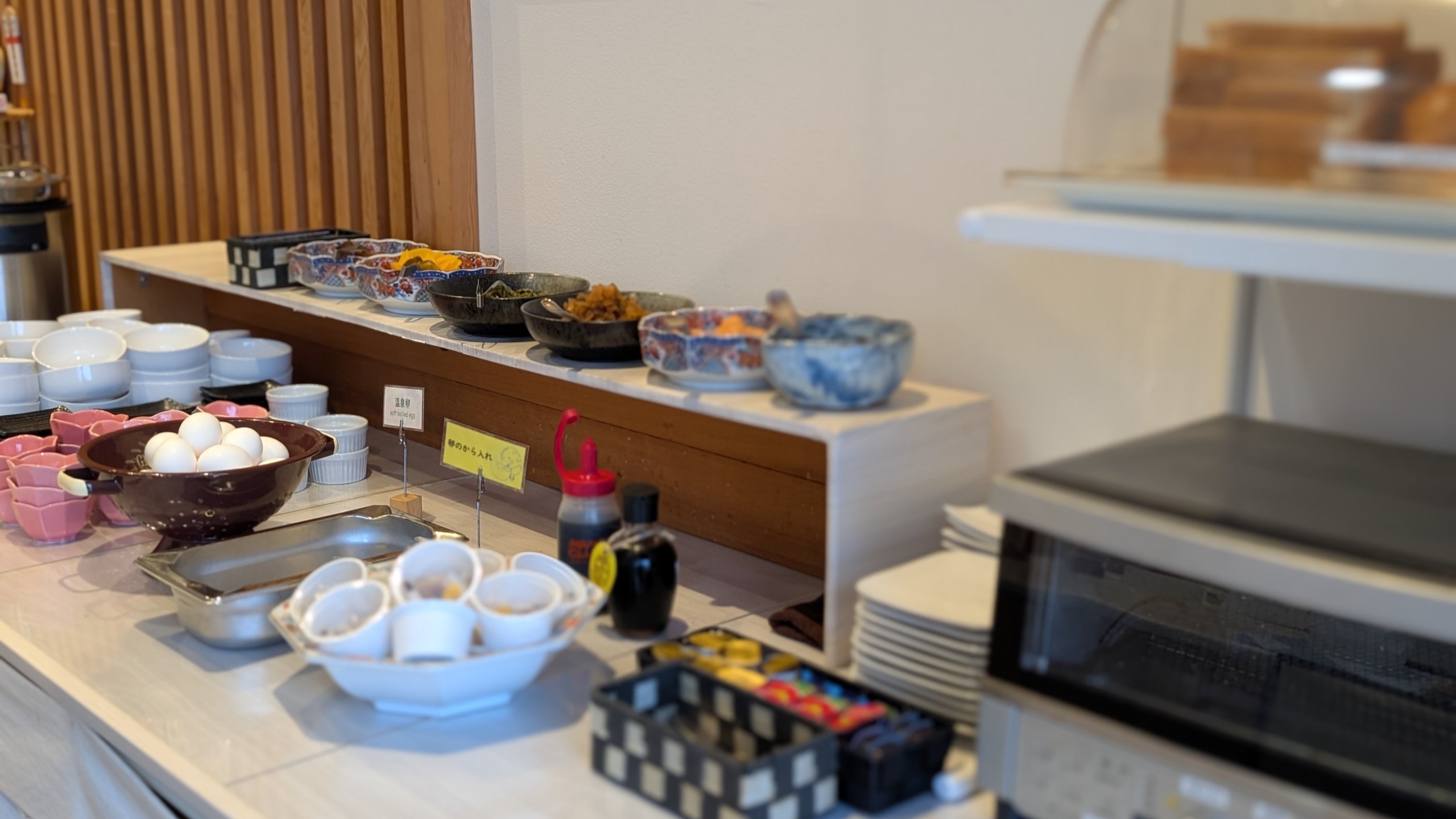 GR.洋定食の方も、ハーフブッフェにて和食もお召し上がりいただけます