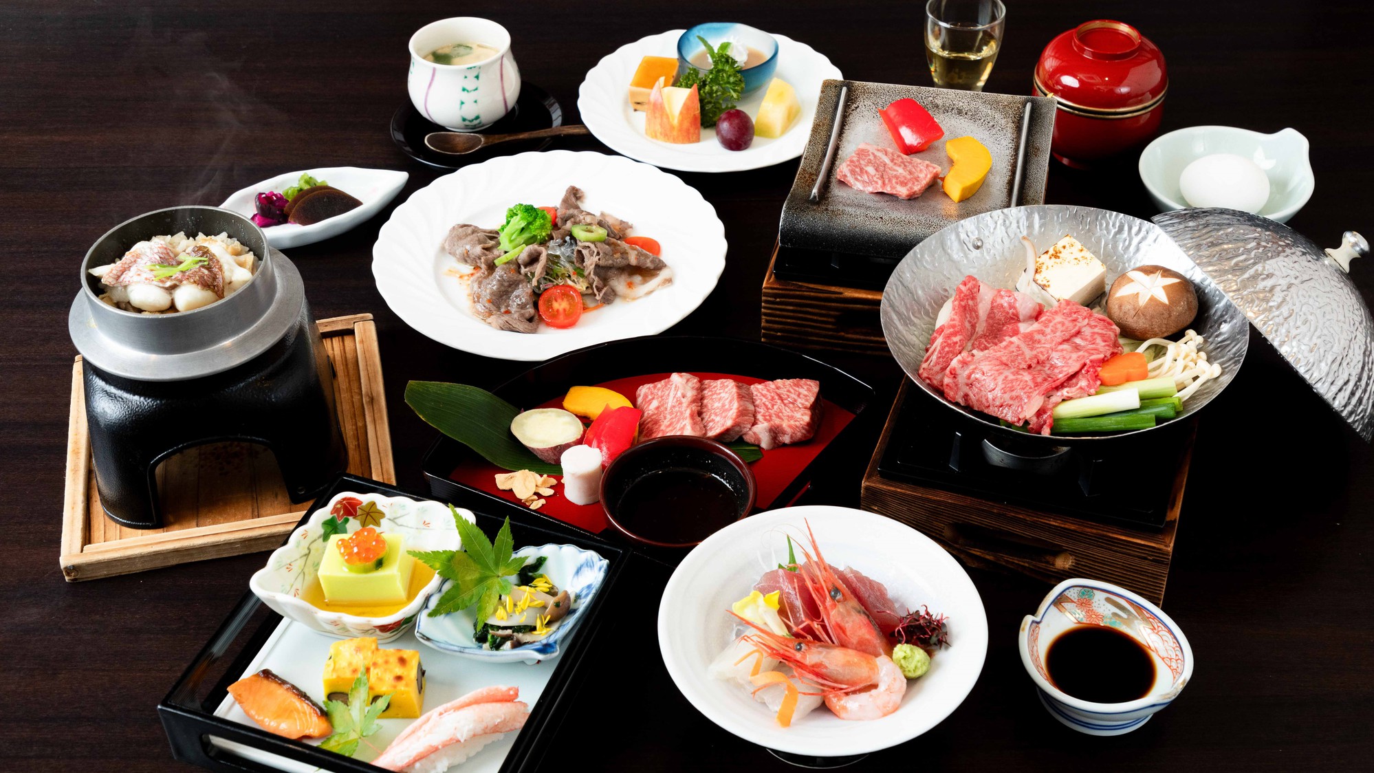 【楽天旅応援！タイムセール】高級和牛『但馬牛』、上品な肉尽くし！　☆但馬牛会席☆