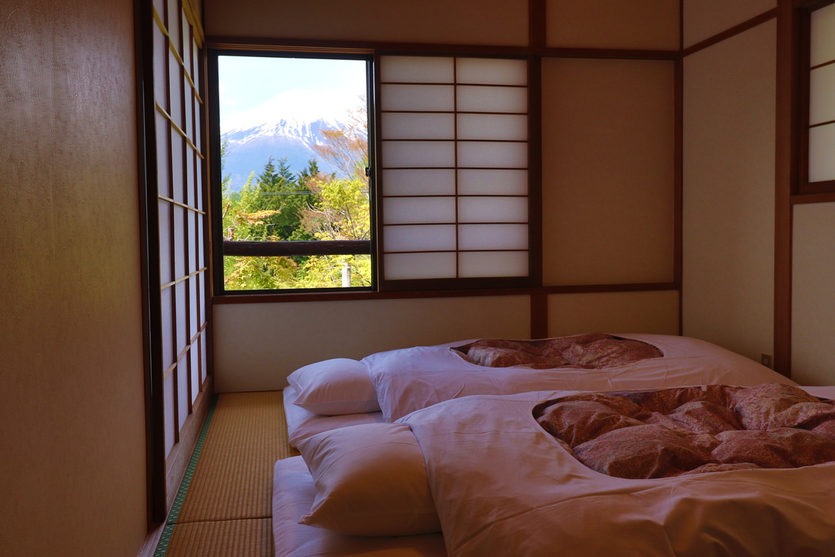 【B号】寝室からの富士山