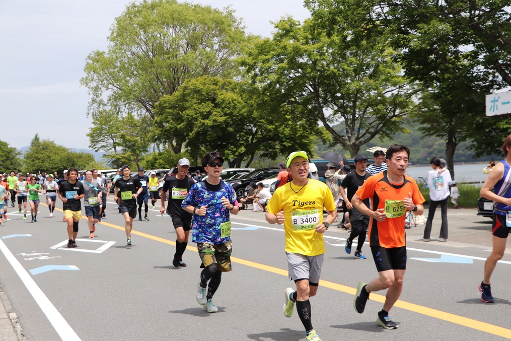 山中湖ロードレース　スタート近くに駐車場完備！マラソン後はシャワーを浴びてからゆっくりチェックアウト