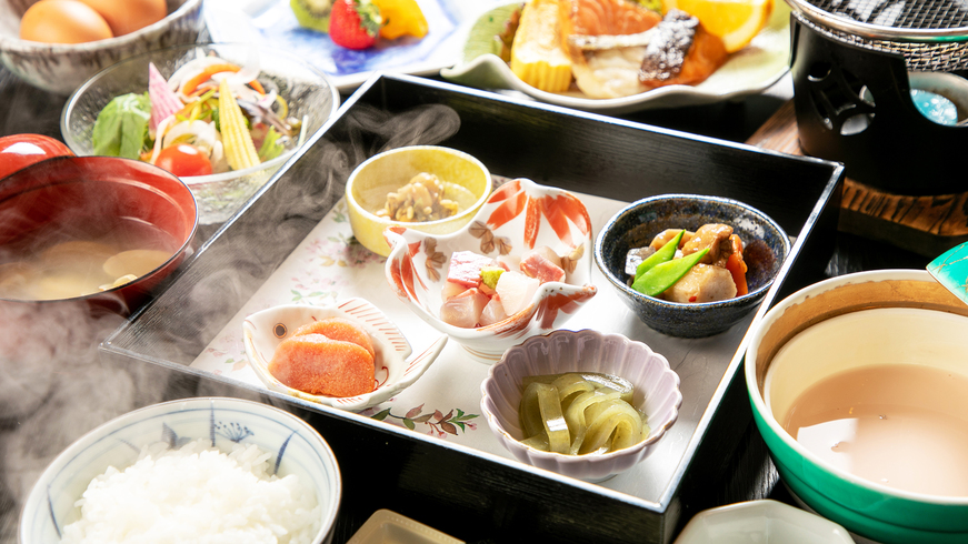 【1泊朝食】「日本らしさ」がホッと落ち着く「和定食」。夕食は外派の方にもおすすめ！