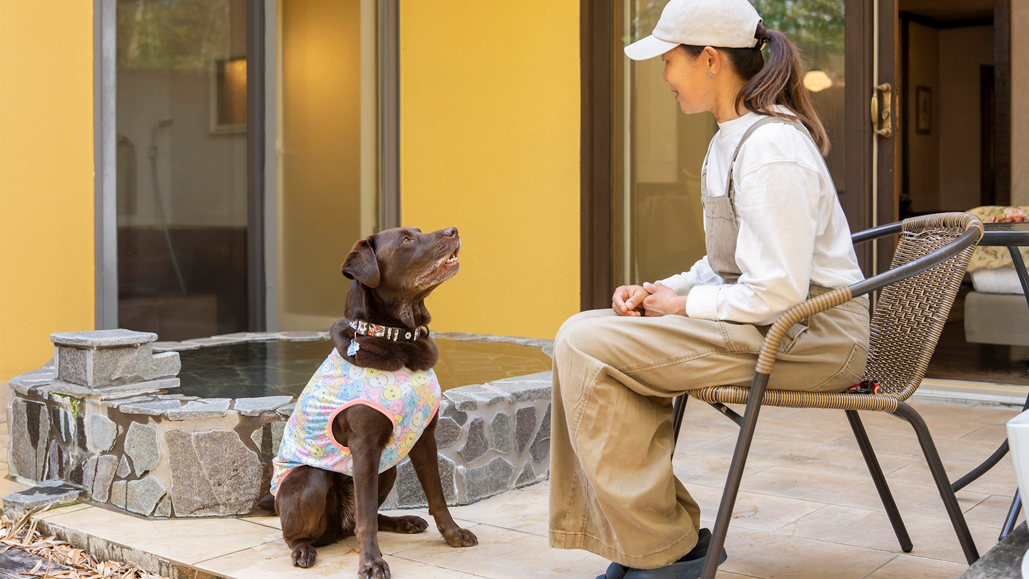 【客室ドッグランテラス：別館７号室】