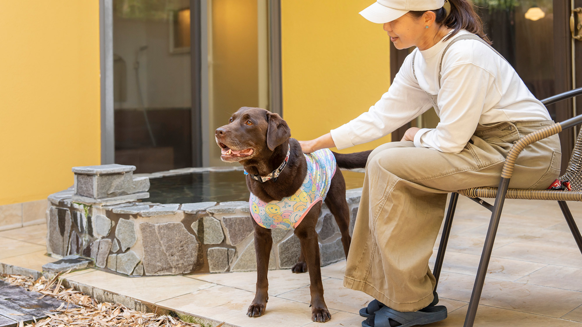 【客室ドッグランテラス：別館７号室】