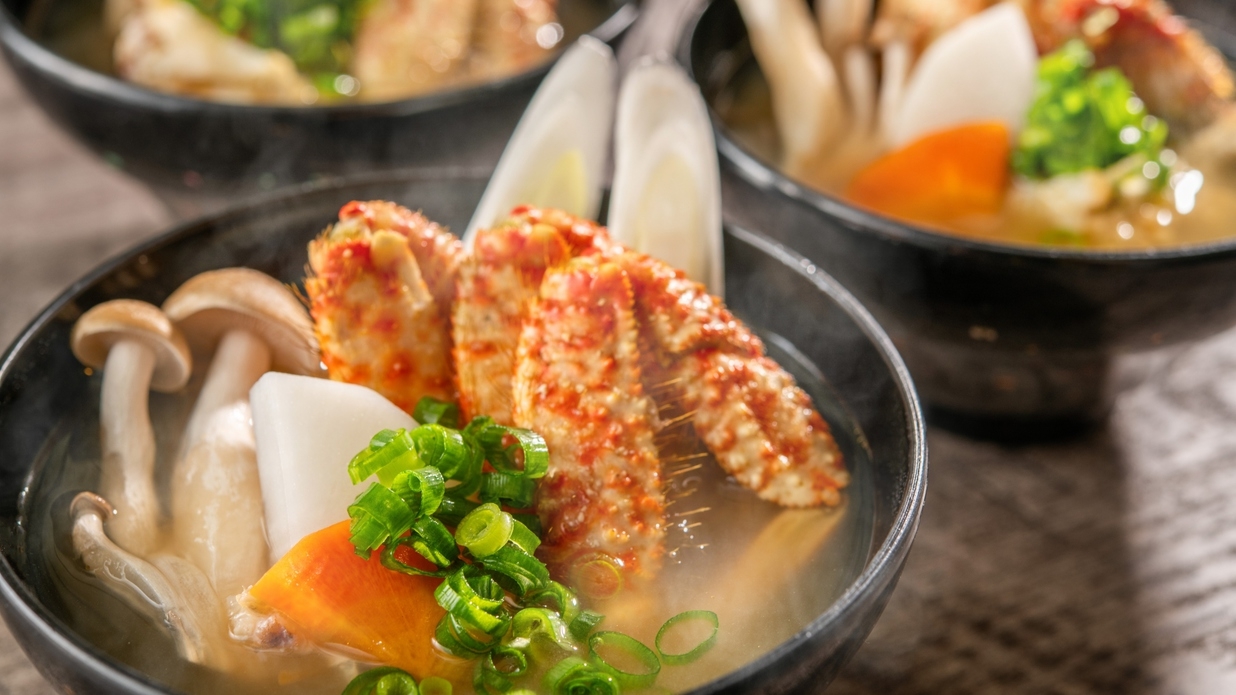 【青森の春　トゲクリガニを味わうビュッフェ】1泊2食付き