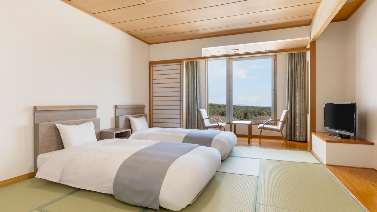 【和室スタンダードツイン】12畳間■禁煙■