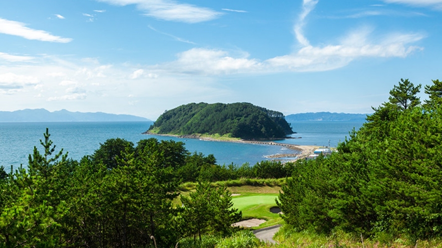 夏泊半島の大島／ホテルからお車で約37分