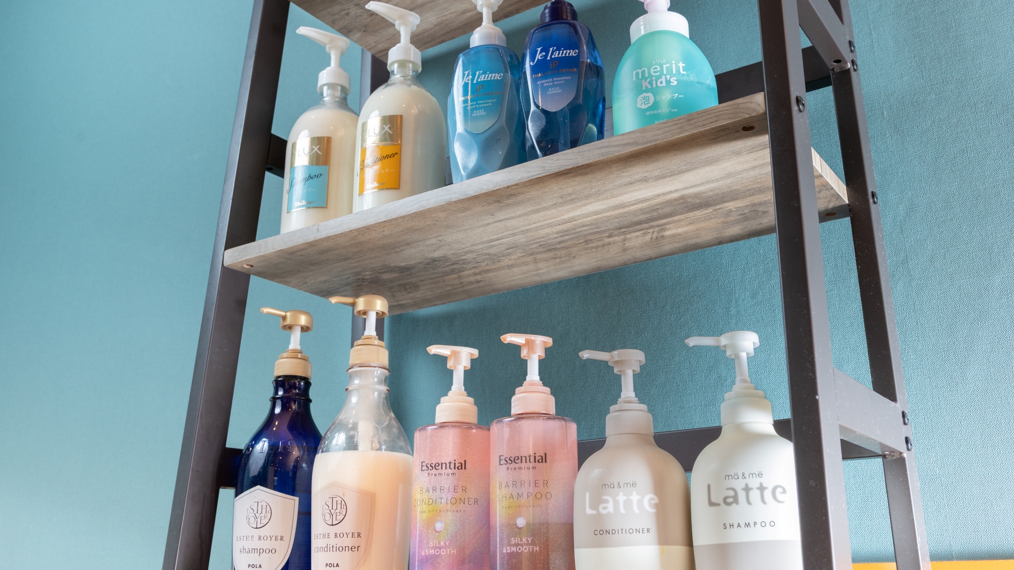 【大浴場シャンプーバイキング】豊富なシャンプーの中から自分のお好みのシャンプーをお選びいただけます。